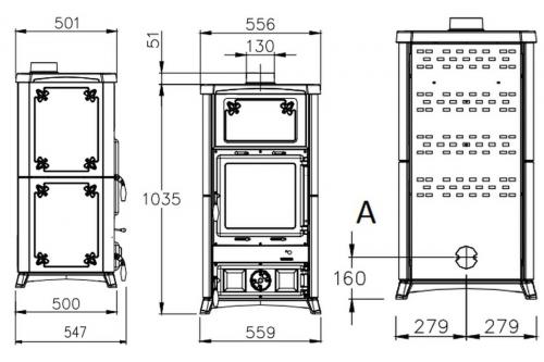 Preview: stove Fedora from La Nordica